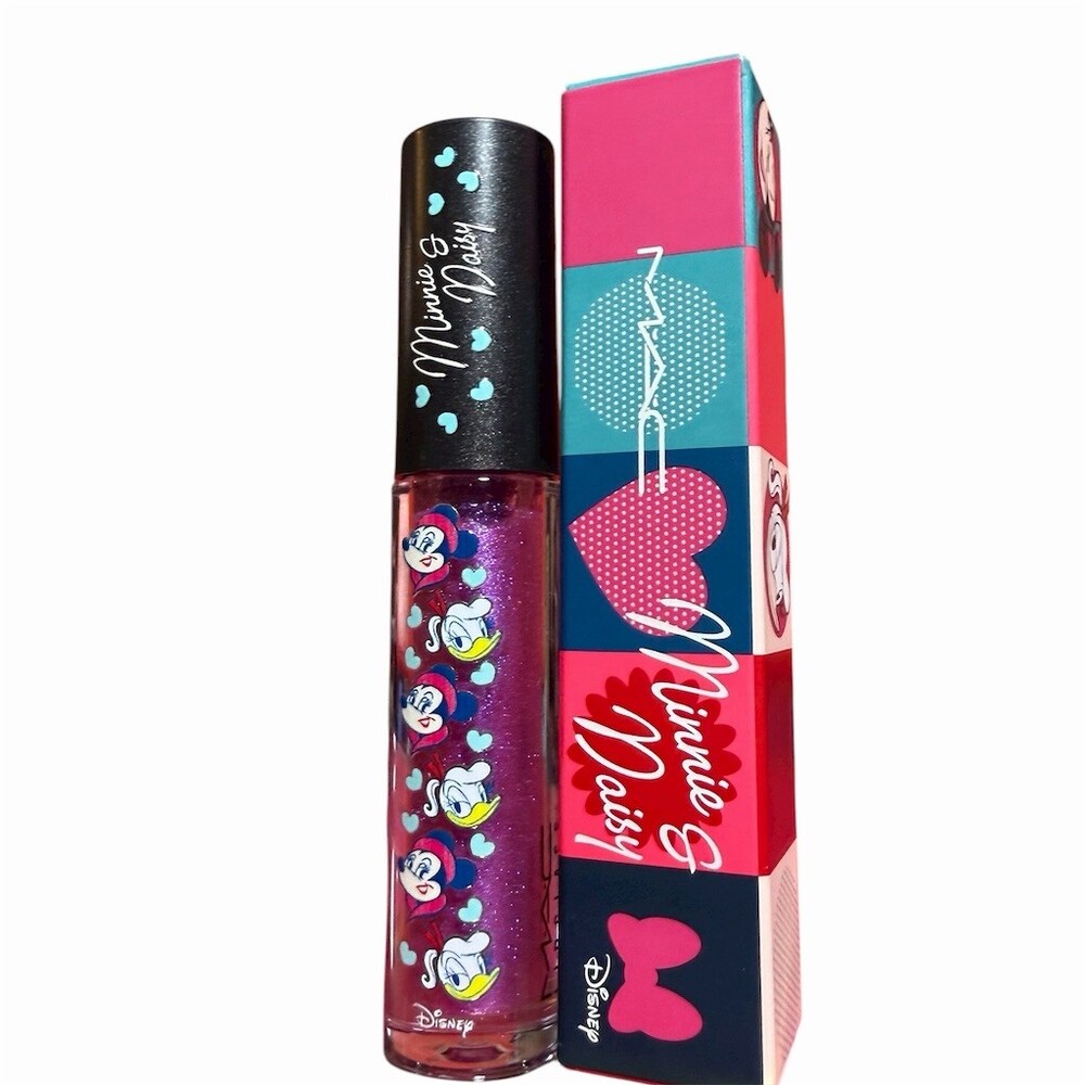 MAC Disney Minnie & Daisy Lipglass Lip Gloss in Pink Polka Dots LIMITED EDITION - Picture 16 of 16